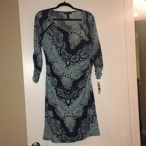 Three-quarter length sleeve dress